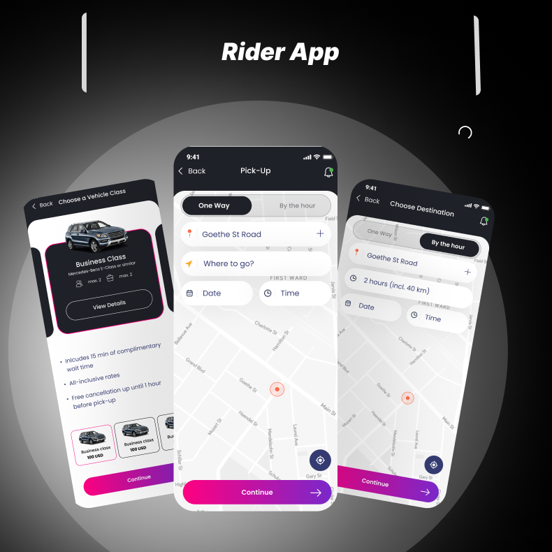 Rider App Screenshot